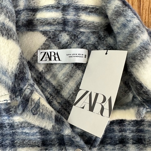 Zara Cropped Plaid Jacket - Picture 6 of 6